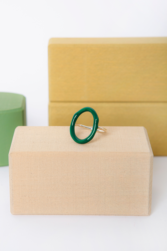GREEN LUCIA RING
