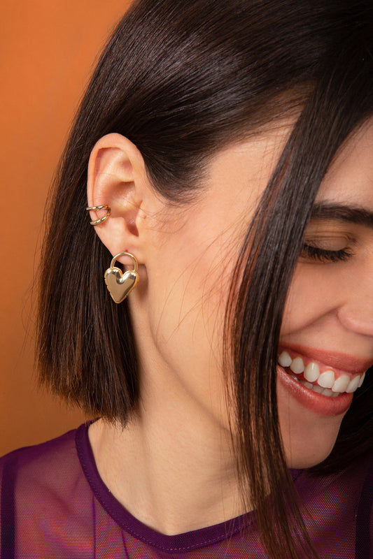 EVA EARRINGS • BRONZE