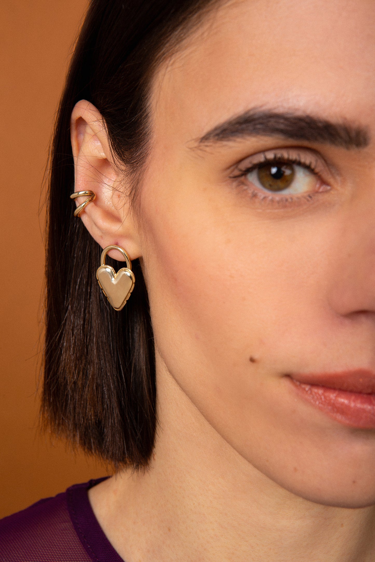 EVA EARRINGS • BRONZE