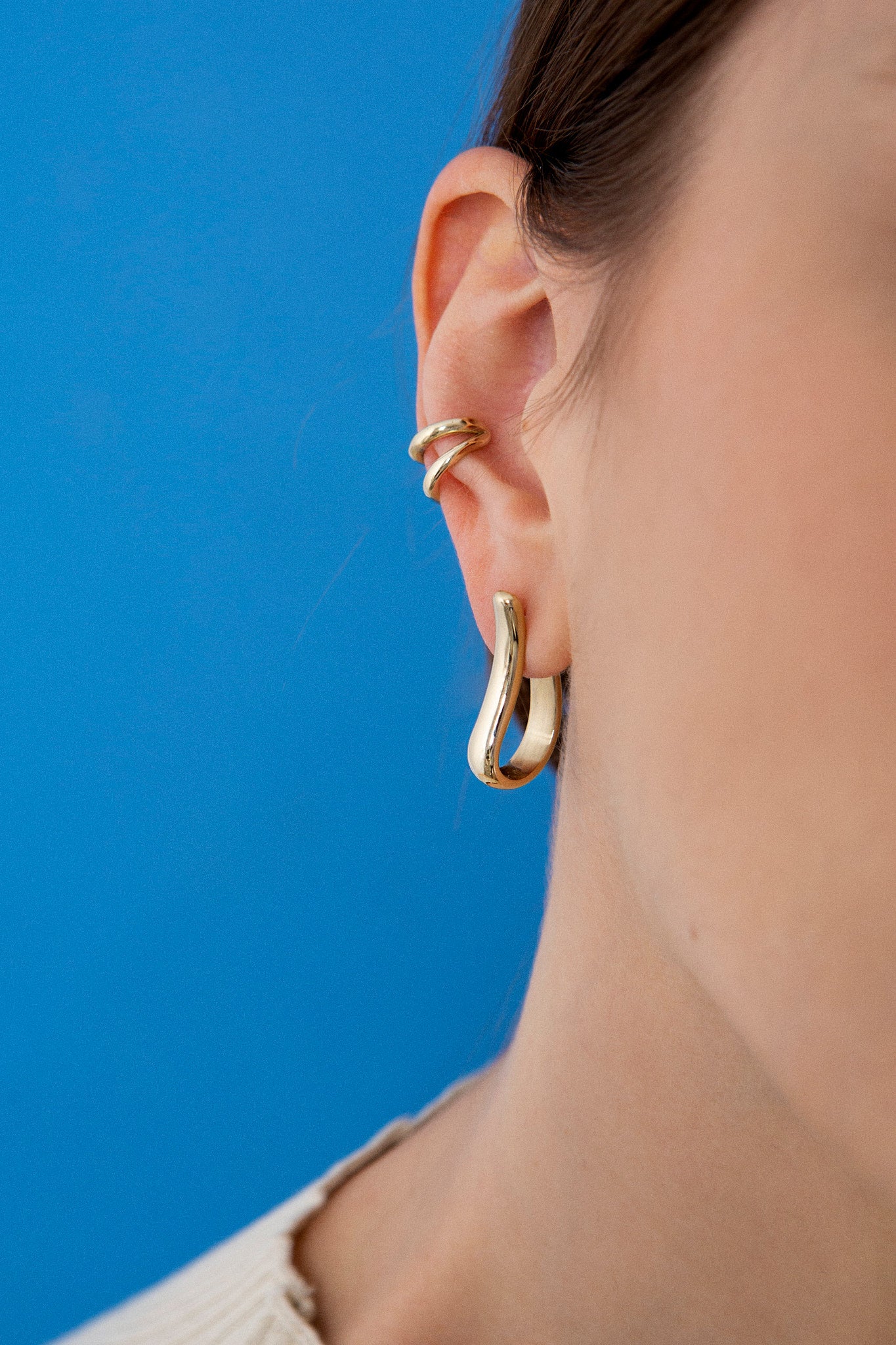 TILDA EARRINGS • BRASS