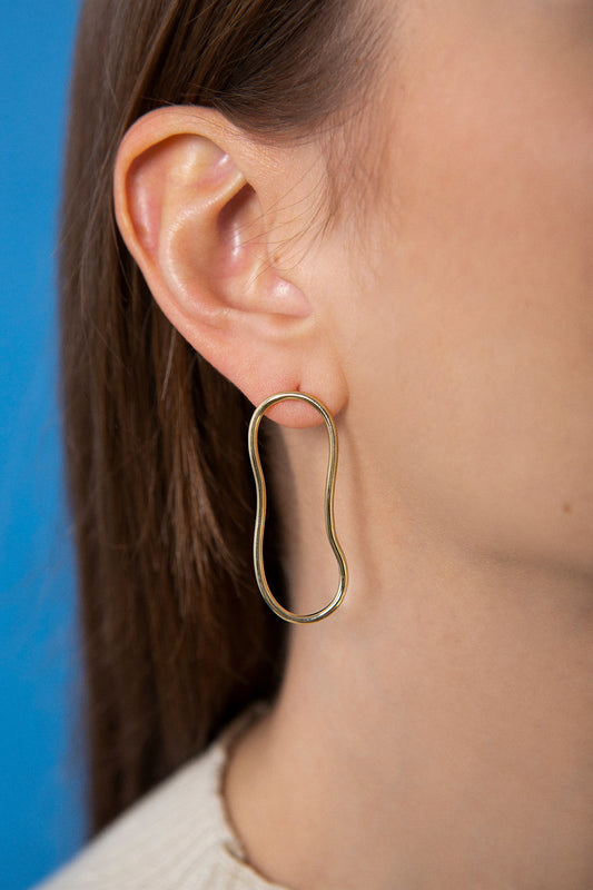 CLEO EARRINGS • BRASS