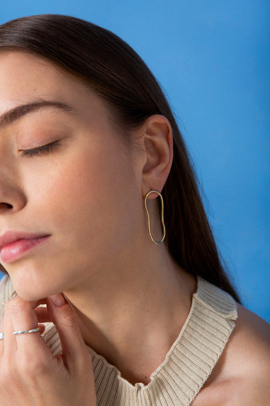CLEO EARRINGS • BRASS