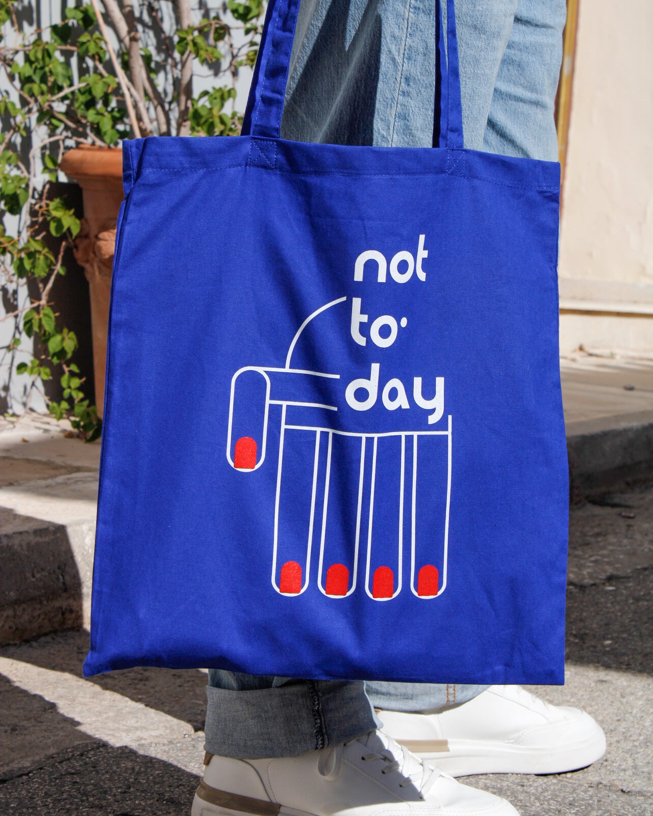 THE BLUE TOTE BAG