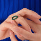 GREEN LUCIA RING