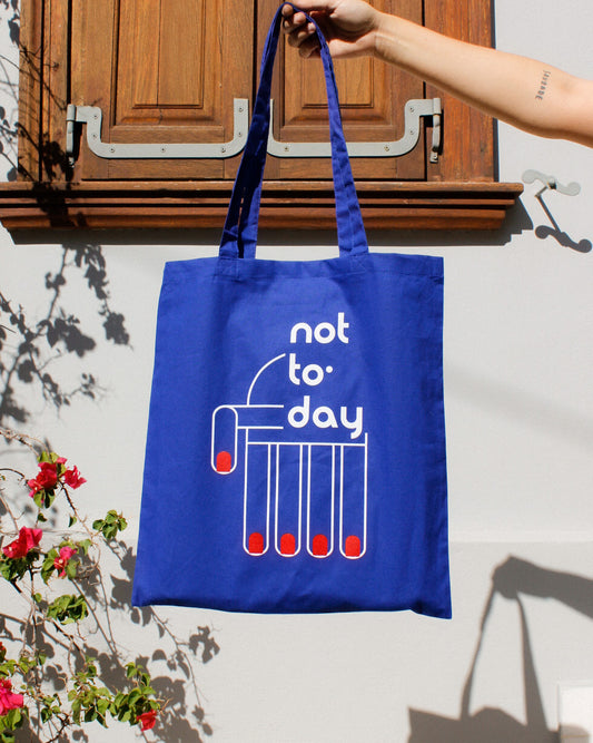 THE BLUE TOTE BAG